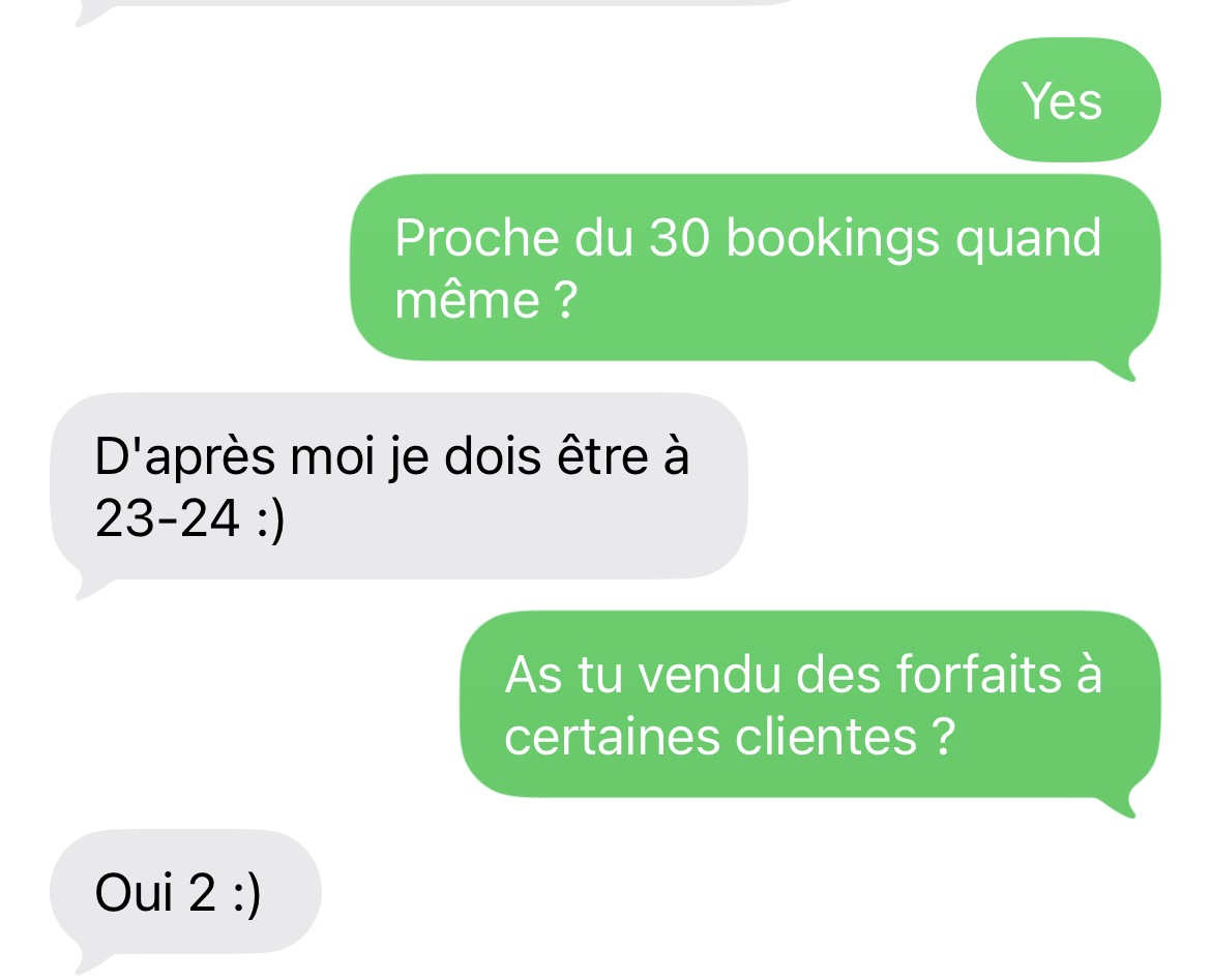 Témoignage Jade — 24 rendez-vous payants en 19 jours
